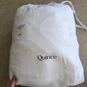 Quince Linen King Duvet Set
